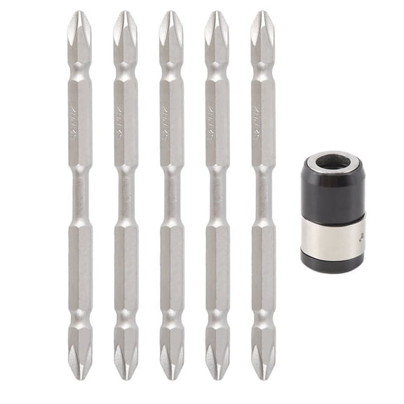 Electronics Repair and Home DIY No Handle 5-Pc S2 100mm  Double-Ended Screwdriver Set With Magnet Ring GJ01397