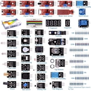 Kuman 37 in 1 Sensor Module Kit for Arduino and Raspberry Pi with Project Tutorials