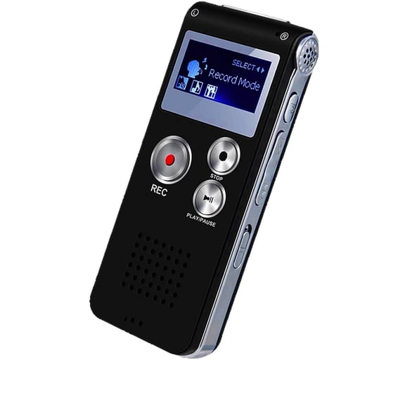 Electronicstar Voice Activated 8GB Mini Portable Tape Dictaphone Voice Recorder
