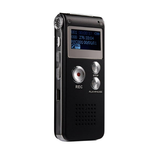 Electronicstar Voice Activated 8GB Mini Portable Tape Dictaphone Voice Recorder