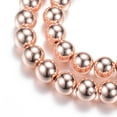 thumbnail image 1 of Electroplate Non-magnetic Hematite Bead Strands Round Rose Gold Plated 2mm Hole: 1mm 200pcs/strand 15.7 inch, 1 of 2