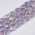 thumbnail image 1 of Electroplate Opaque Solid color Glass Beads Strands AB color Plated Faceted Teardrop Lilac 8.5x6x4.5~5mm Hole: 1mm about 78~80pcs/strand 25.59~26.37 inch(65~67cm), 1 of 2