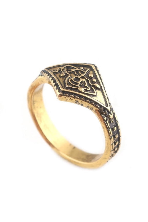 Electroplated Alloy Fashion Ring, Unisex Style, Individually Packed, Inspired by Dark Souls 3, Perfect for Game Accessory