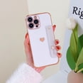 thumbnail image 1 of Electroplated Case for iPhone 11 Pro, Cute Heart Pattern Slim Lightweight Soft Silicone Shockproof Cover with Wristband Kickstand Lens Protection Phone Case for iPhone 11 Pro, White, 1 of 10