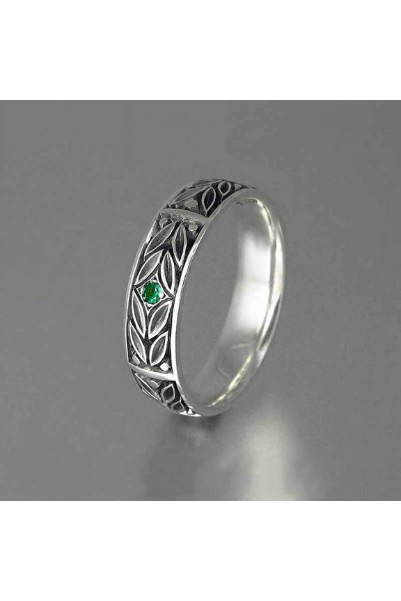 Electroplated Copper Ring Antique Silver Finish Vintage Ring Individually Packed Birthday Gift Idea Electroplated Ring Copper Jewelry Gift for Her or Him