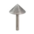 thumbnail image 1 of Electroplated Diamond Cone Chamfer Grinding Head Stone Glass Chamfering 50Mm, 1 of 8