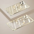 thumbnail image 1 of Electroplated Magnetic Clear Case for iPhone 15 Pro Max, Compatible with MagSafe Wireless Charging, Slim Lightweight Cover with Lens Protector Dustproof Net Case, Gold, 1 of 11