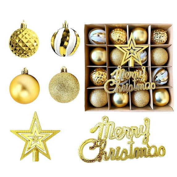 Electroplated Plastic Painted Christmas Pendant – Hand-Painted Tree Decoration, 6cm, Festive Holiday Gift Ornament