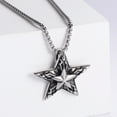 thumbnail image 1 of Electroplated Retro Popular Black Material Men's Fashion Necklace, 1 of 2