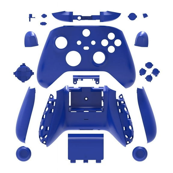 Electroplated Shell Replacement Kit for Xbox Series X/S Controller - Enhance Your Gaming Controller with a Stylish Makeover-Blue