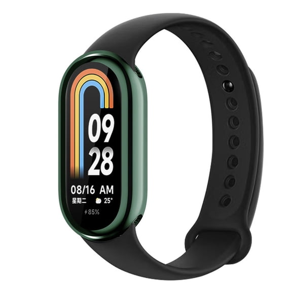 Electroplated TPU Case for Mi Band 8 Full Coverage Shockproof Scratch Resistant