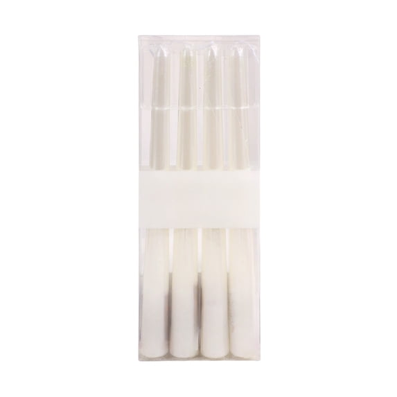 Electroplated Taper Candle Set for Romantic Decor - Wax - 2.1x25cm - Assorted Colors