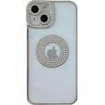 thumbnail image 1 of Electroplating Glitter Sparkling Bling Diamond Camera Lens Protection Clear Soft Compatible with iPhone Case (White,iPhone 11 Pro Max), 1 of 8