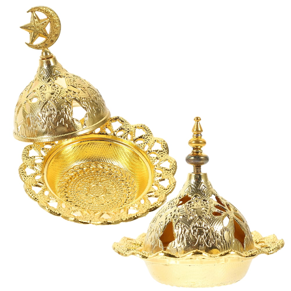 Electroplating Incense Burner Old Fashioned Ornament Bed Room Decor