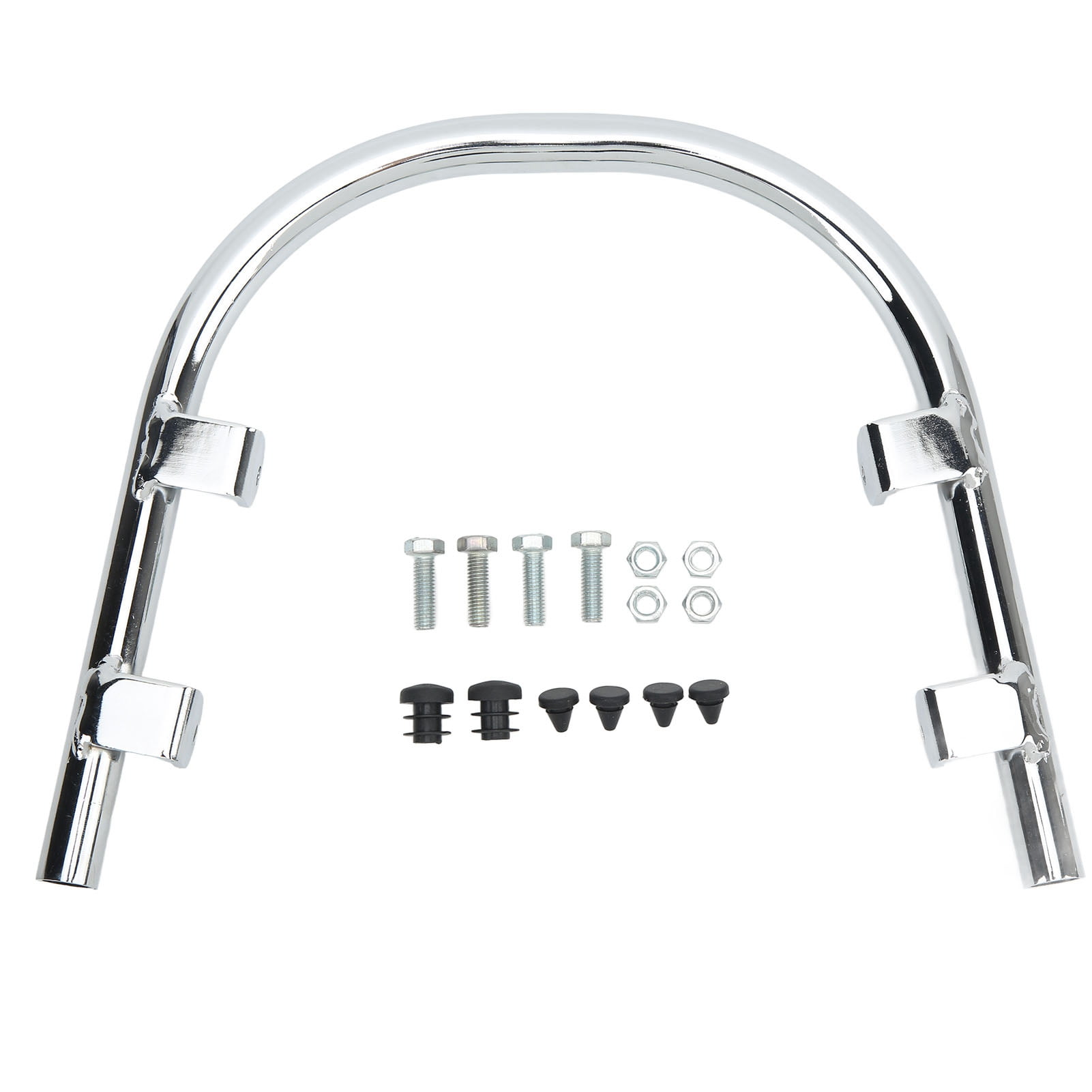 Electrosilvering Steel Front Mudguard Bumper Guard Crash Bar Replacement For Piaggio GTS250