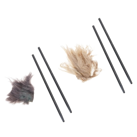 Electrostatic Experiment Set 4 Friction Stick and 2 Furry Pad Physics Experiment Supplies for School Labs And Teaching