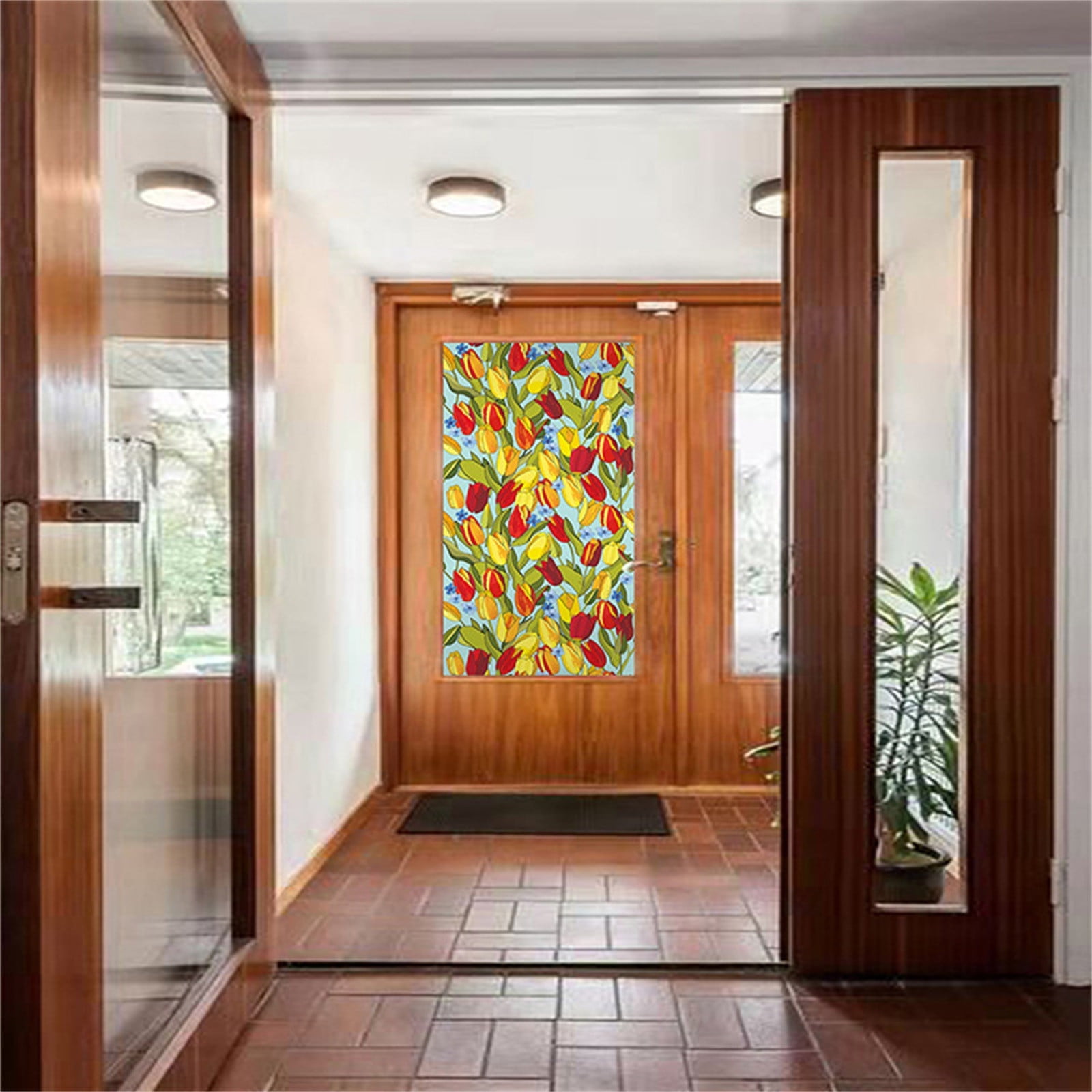 Electrostatic Glass Stickers Glue Window Film Removable Bathroom