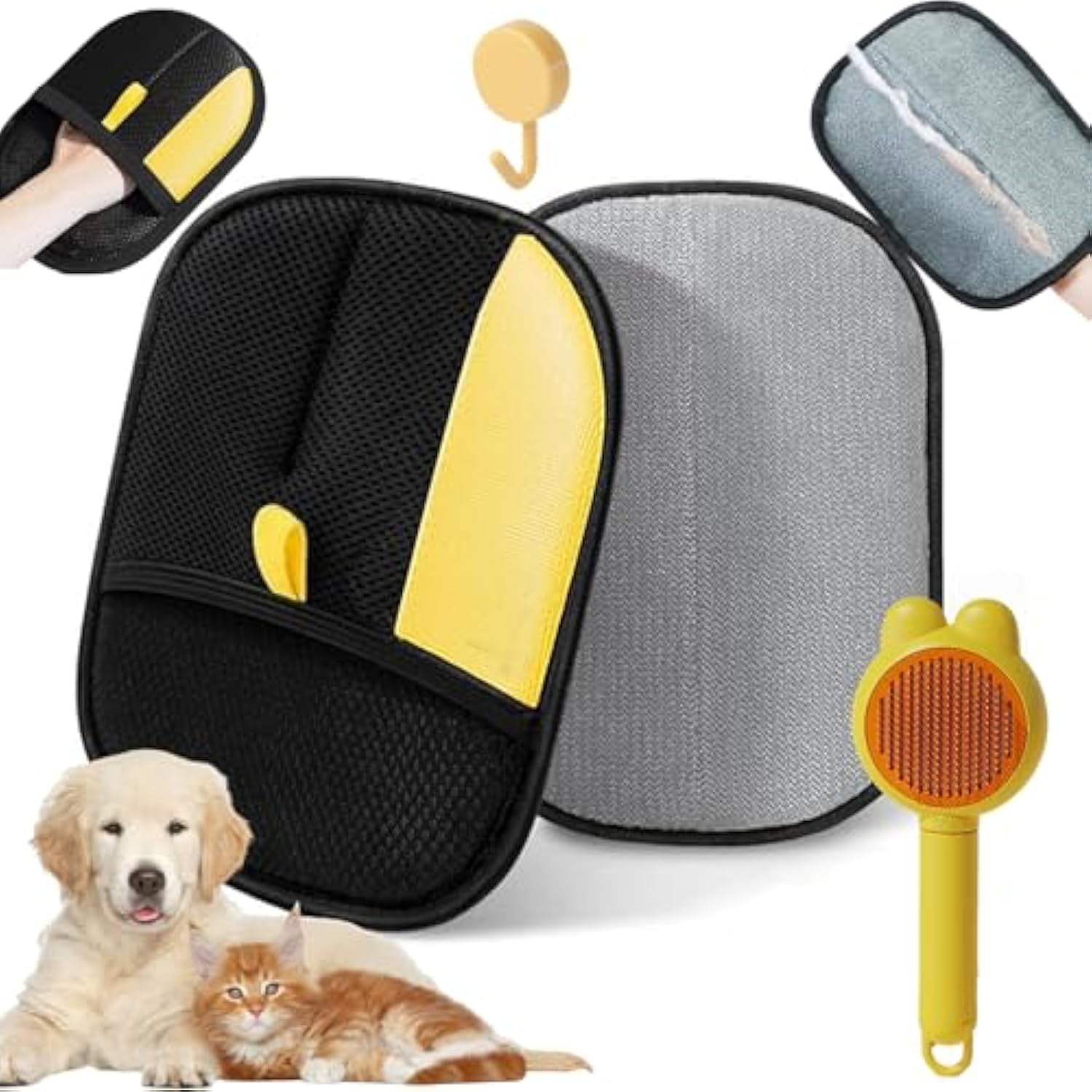 UAMLY Gants De Toilettage Pour Animaux De Compagnie Pas Cher