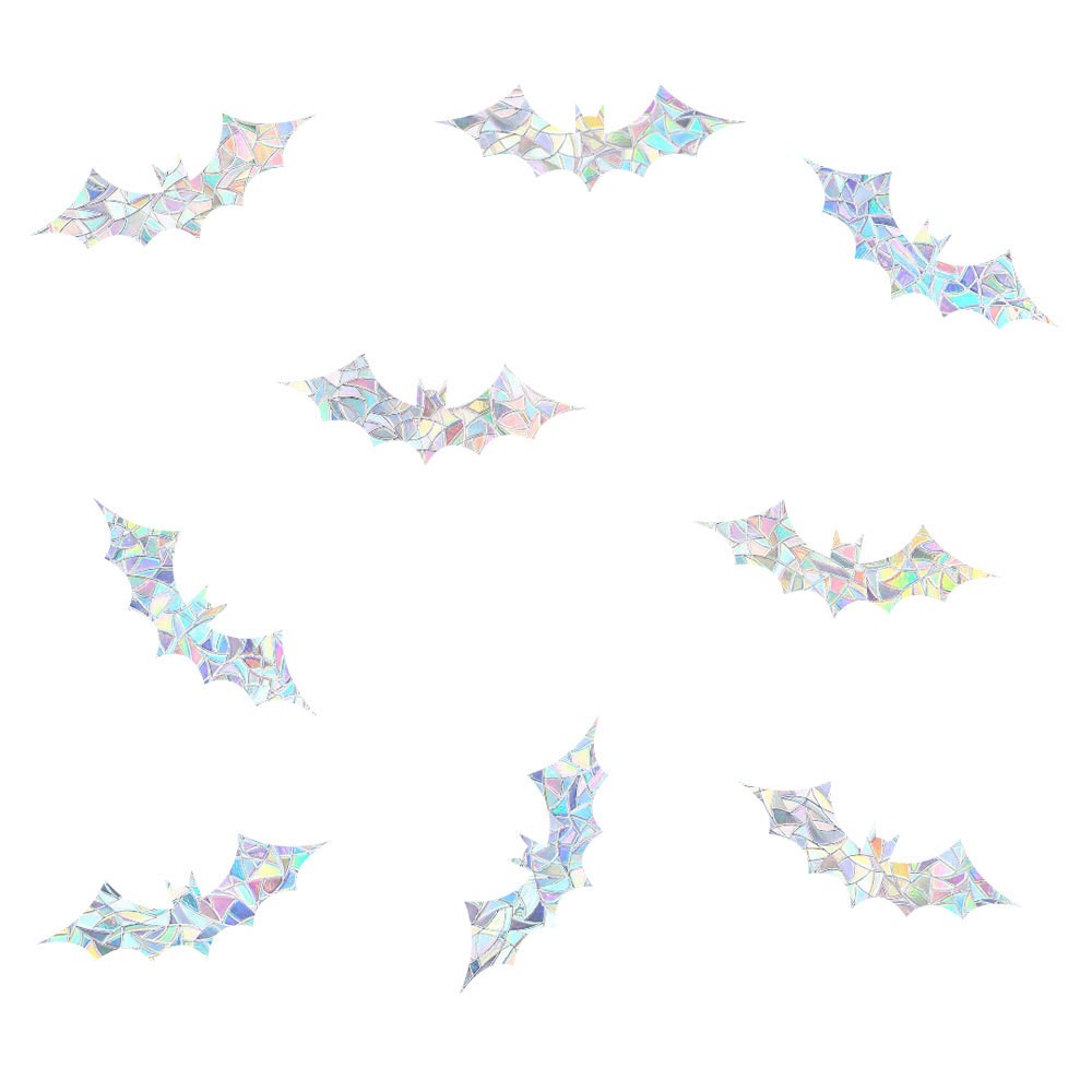 Electrostatic Rainbow Refractor Bat Glass Sticker Set Material Adhesive Electrostatic Rainbow Refractor Bat Glass Sticker Set Material Adhesive