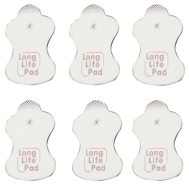 Electrotherapy Long Life Pads Replacement Electrode Pads - Premium Self-adhesive Reusable Massage Replacement Gel Pads Massagers 12pcs