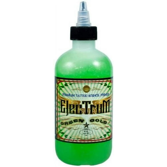 Electrum Tattoo Transfer Gel Solution, Stencil Application Gel Works Great for Carbon and Marker Stencils, Tattoo Stencil Gel, Stencil Primer, Made in the USA by Tattoo Artists, 2 Ounces
