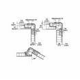 thumbnail image 2 of HAFELE BRAND HINGE, PIE CUT CORNER HINGE, H343.90.710 2 of 11