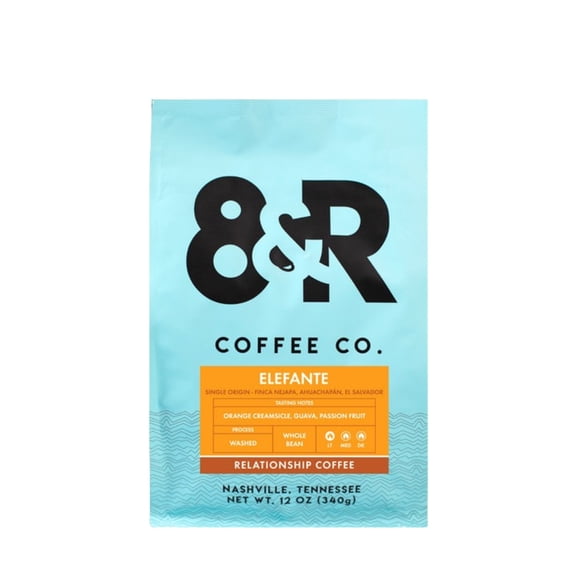 Elefante El Salvador - Roasted by 8th & Roast Coffee Co. - Freshly Ground Coffee - 12oz Bag