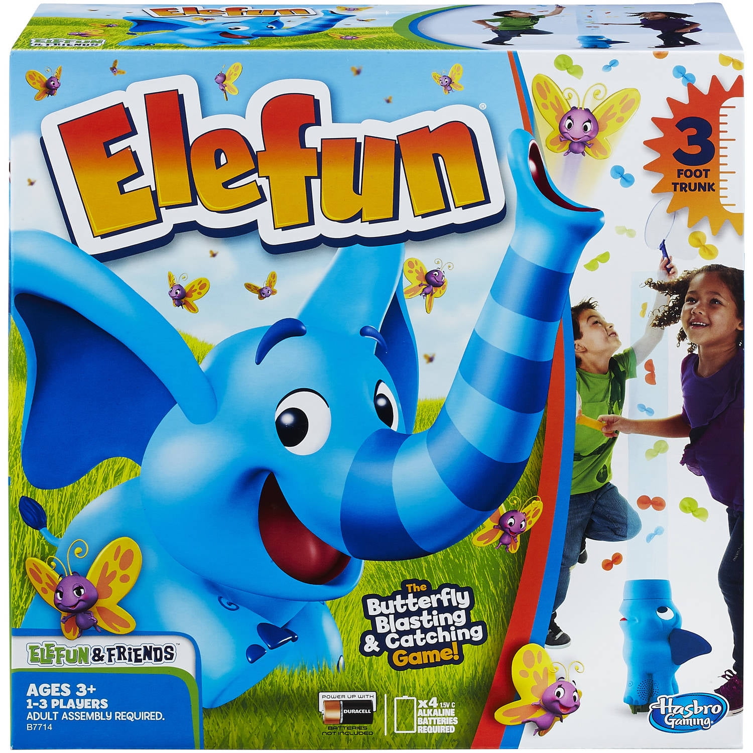 Elefun Flyers Butterfly Chasing Game for Kids Ages 4 and Up, for 1