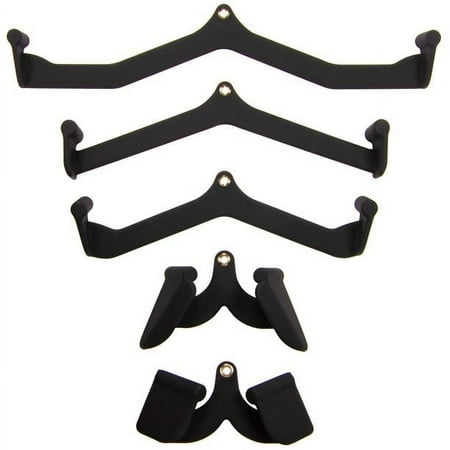 Elegainz Lat Pulldown Cable Machine Attachments 5 Pack