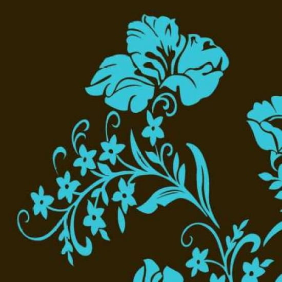 Elegance Azure I Canvas Art - Steve Butler (24 x 24)