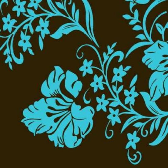 Elegance Azure II Canvas Art - Steve Butler (24 x 24)