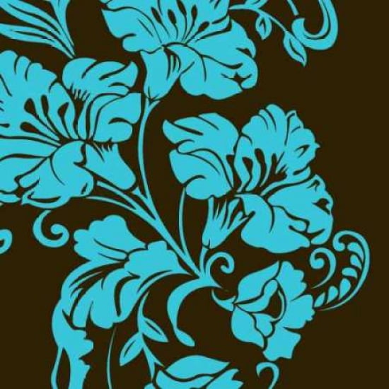 Elegance Azure IV Canvas Art - Steve Butler (24 x 24)