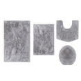 thumbnail image 1 of Elegance Bathroom Rugs Sets 4 Piece- Plush Bath Mat Set Quick-Dry Soft Microfiber Bathroom Mat with Rubber Backing, Absorbent Bathroom Rug Set, Washable Bath Rugs, Bath Mats, Grey, 1 of 11