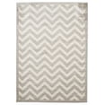 thumbnail image 1 of Elegance Chevron Ivory Area Rug 8 x 10 Transitional Style Easy Care Polypropylene, 1 of 6