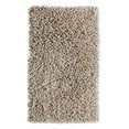 thumbnail image 1 of Knightsbridge Chenille Shaggy 220 GSF Non Skid Back Bath Rug 20" x 30" - Stone, 1 of 2