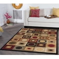 thumbnail image 1 of Elegance Contemporary 7.6' x 10' Multi-Color Polypropylene Indoor Area Rug, 1 of 9