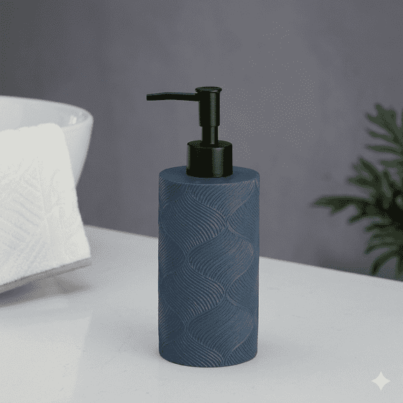 Blue Soap & Lotion Dispensers