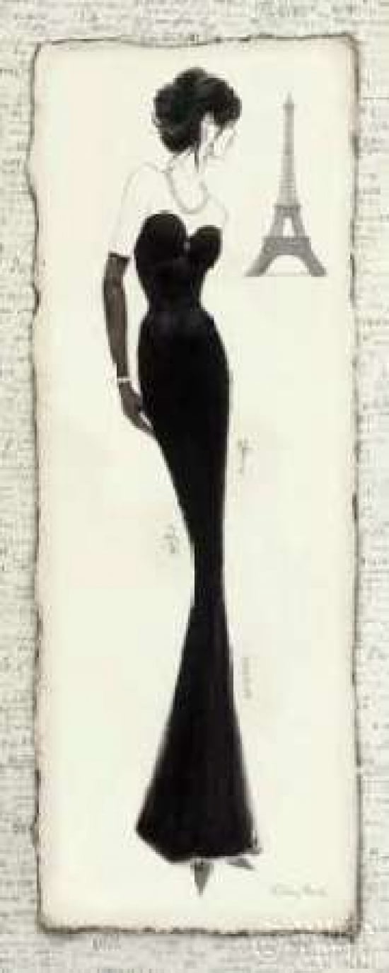 Elegance Diva II Canvas Art - Emily Adams (10 x 20)