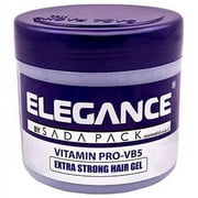 E Elegance Vitamin Gel, 33.8 Oz, Infused with Vitamin Pro-VB-5, Strong Hold Gel, Maximum Hair Protection and Natural Long Lasting Shine