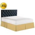 thumbnail image 1 of Elegant Comfort Camel Gold Linen Pleated Tailored Bed Skirt, Queen, 1 of 2