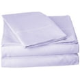 thumbnail image 1 of Elegance Linen® Wrinkle Resistant 5-Piece Bed Sheet Set - 1500 Premier Silky Sof tSheet Set - Split King, Lavender, 1 of 1