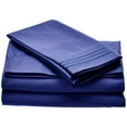 thumbnail image 1 of Elegance Linen® Wrinkle Resistant 6-Piece Bed Sheet Set - 1500 Premier Silky Sof tSheet Set - King, Royal Blue, 1 of 1