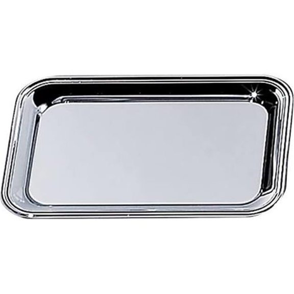Elegance  Nickel Plated Rectangular Cash Tray 6x9"