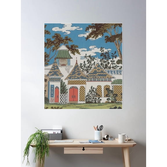 Elegance Redefined: The Allure Of Chinoiserie Poster Wall Art, Modern Wall Decor For Living Room Bedroom, 8x12 UNFRAMED
