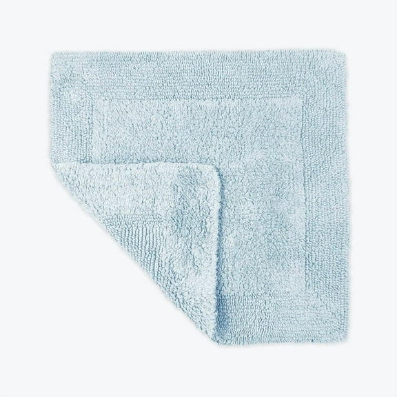 Elegance Reversible Square Bath Mat - 100% Cotton