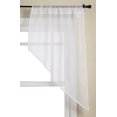 thumbnail image 1 of Elegance Sheer Voile Swag Curtain Pair, 1 of 2