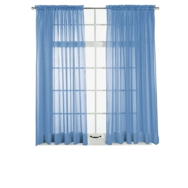 Elegance Sheer Window Curtain Panel, Allows Light to Enter While Maintaining Privacy - Decorative Accent for Any Room in Home