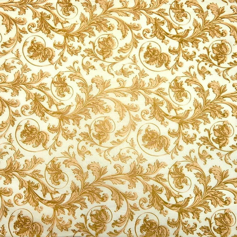 200ea - 20 x 30 White w/ Gold Sparkle Tissue Paper by Paper Mart