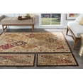 thumbnail image 1 of Elegance Traditional 3-Piece Set Multi-Color Polypropylene Indoor Area Rug, 1 of 9