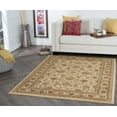 thumbnail image 1 of Elegance Traditional 9' x 12.6' Beige and Red Polypropylene Indoor Area Rug, 1 of 9